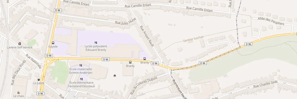 Plan du 43 Rue Ansart Rault à Boulogne-sur-Mer