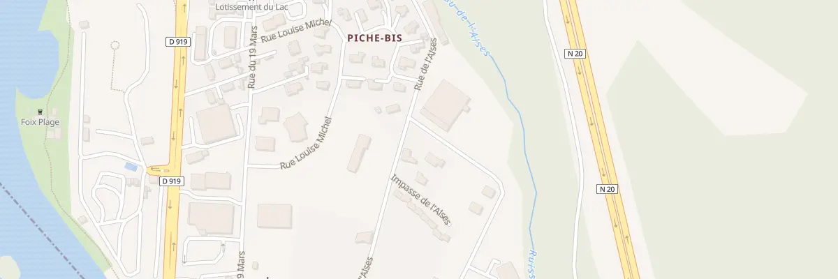 Plan du 16 Rue de l’Alses à Foix