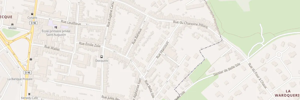 Plan du 32 Rue Marcourt à Boulogne-sur-Mer