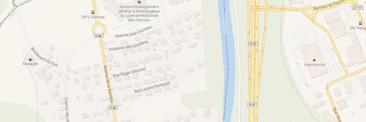 Plan du 5002 La Plaine à Ferrières-sur-Ariège