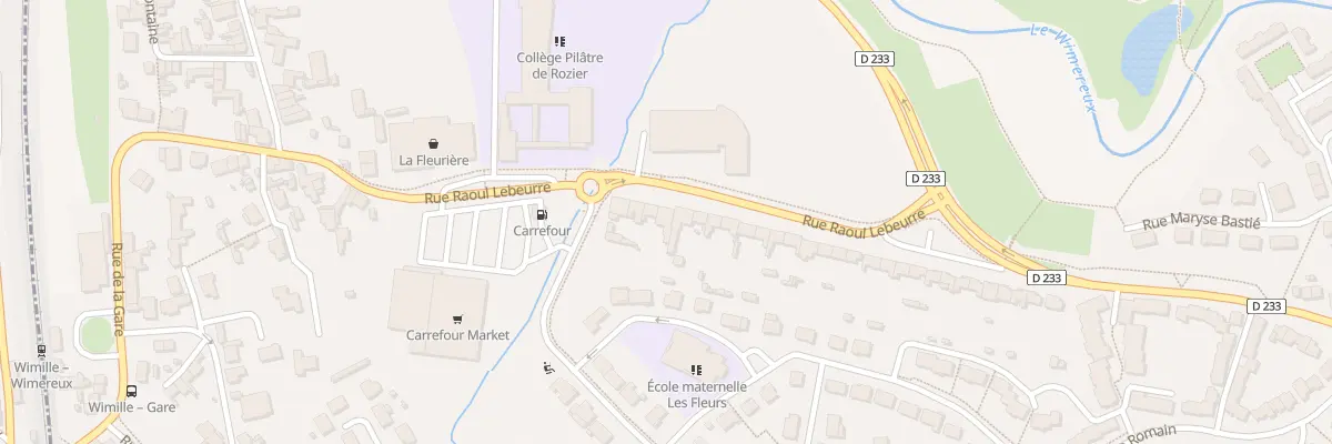 Plan du 91 Rue Raoul Lebeurre à Wimille
