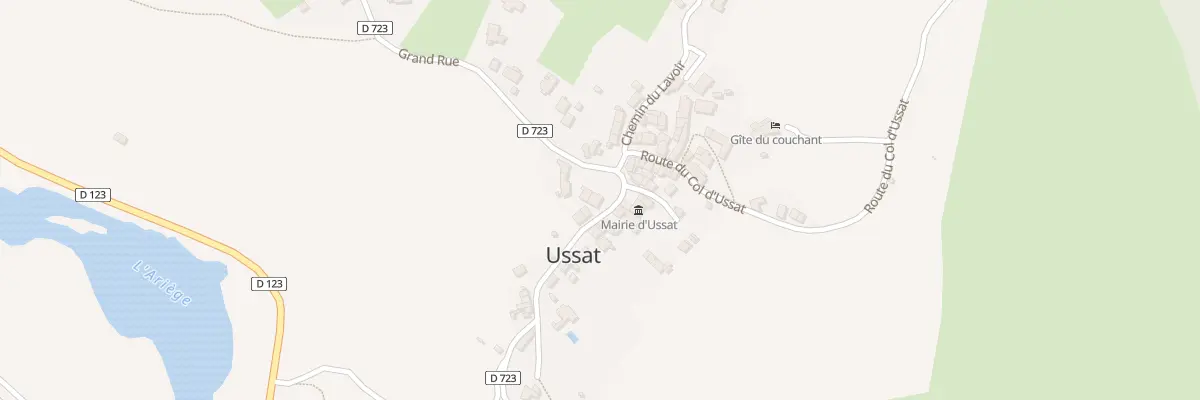 Plan du 12 Pl de la Mairie à Ussat