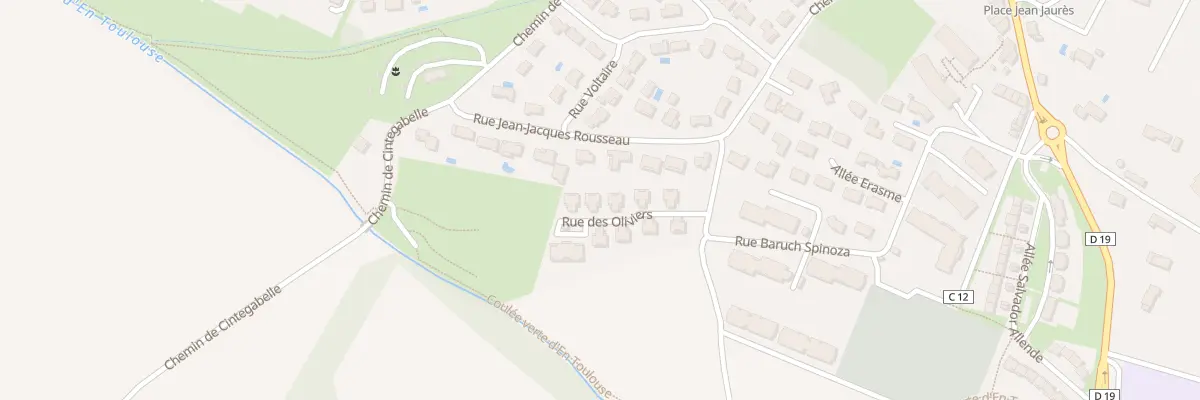 Plan du 18 Rue des Oliviers à Nailloux