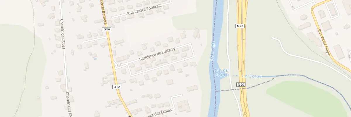 Plan du 18 Res de Lestang à Ferrières-sur-Ariège