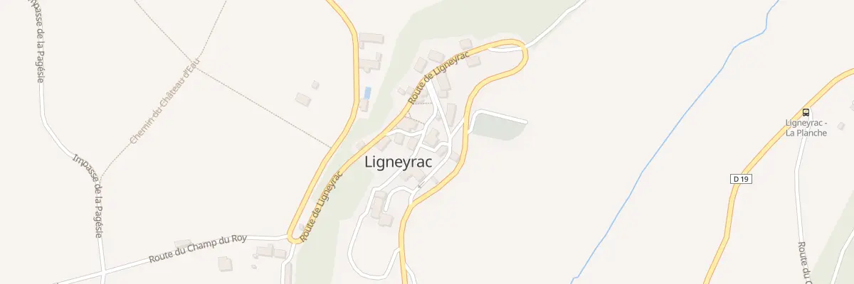 Plan du 5004 Au Bourg à Ligneyrac