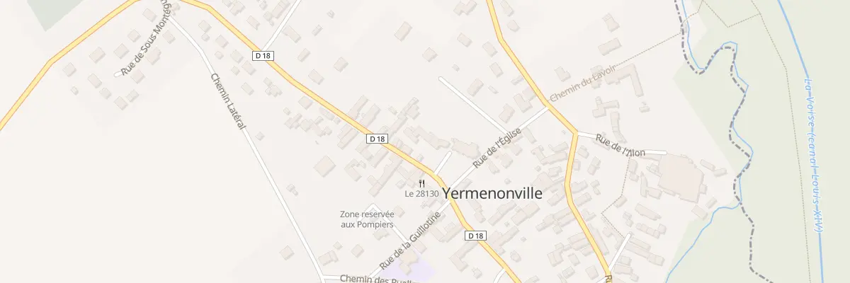 Plan du 4 Rue de Maintenon à Yermenonville