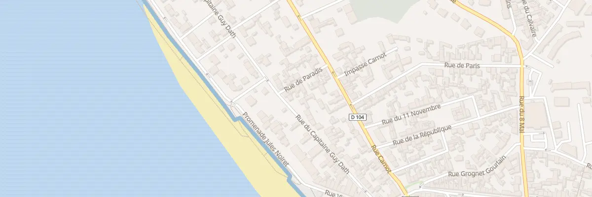 Plan du 48 Rue du Capitaine Guy Dath au Crotoy