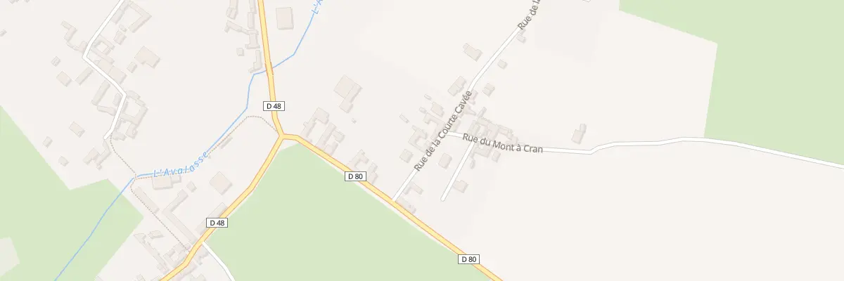 Plan du 1 Rue de la Courte Cavée à Arrest