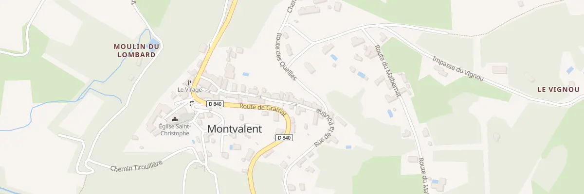 Plan du 27 Rue de la Poutine à Montvalent