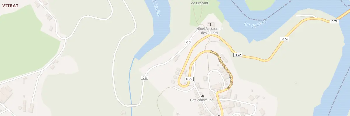 Plan du 19 Rte Isabelle d’Angoulême à Crozant