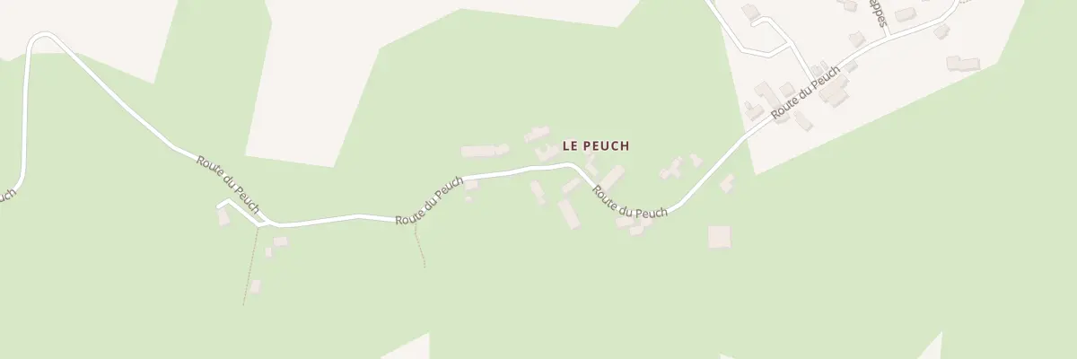 Plan du 1583 Rte du Peuch à Saint-Germain-les-Vergnes