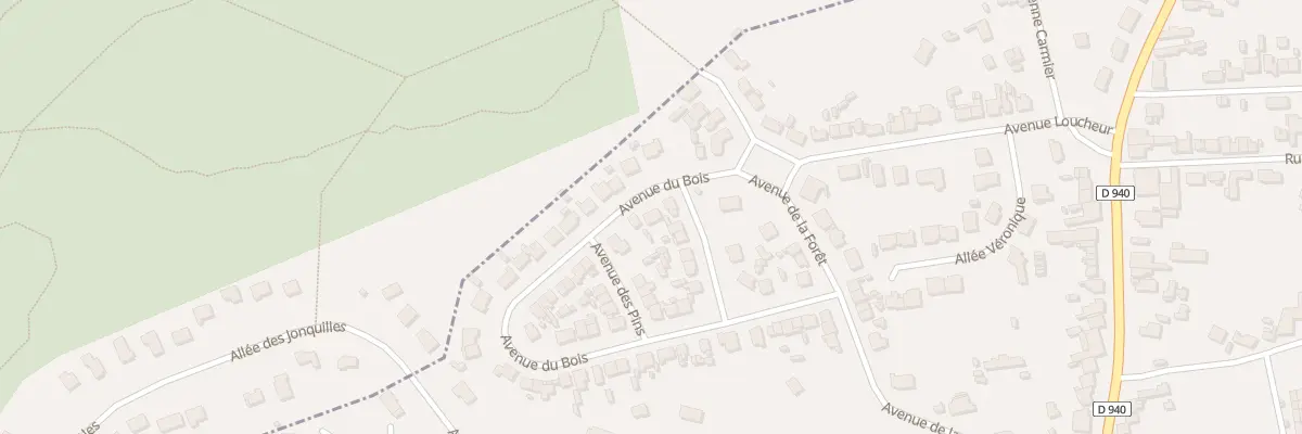 Plan du 67 Av du Bois à Cucq