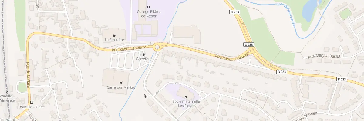 Plan du 89 Rue Raoul Lebeurre à Wimille
