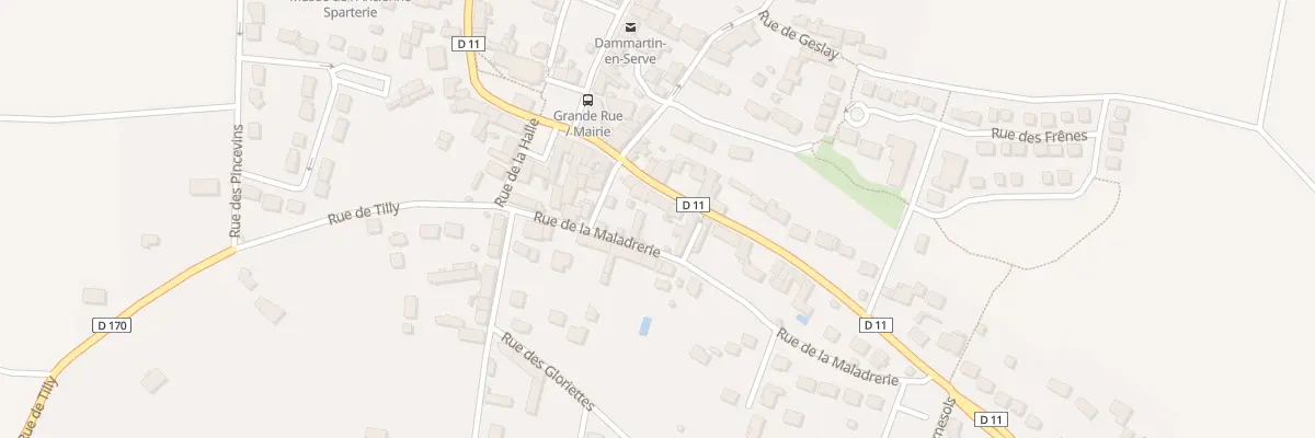 Plan du 13 Rue de la Maladrerie à Dammartin-en-Serve