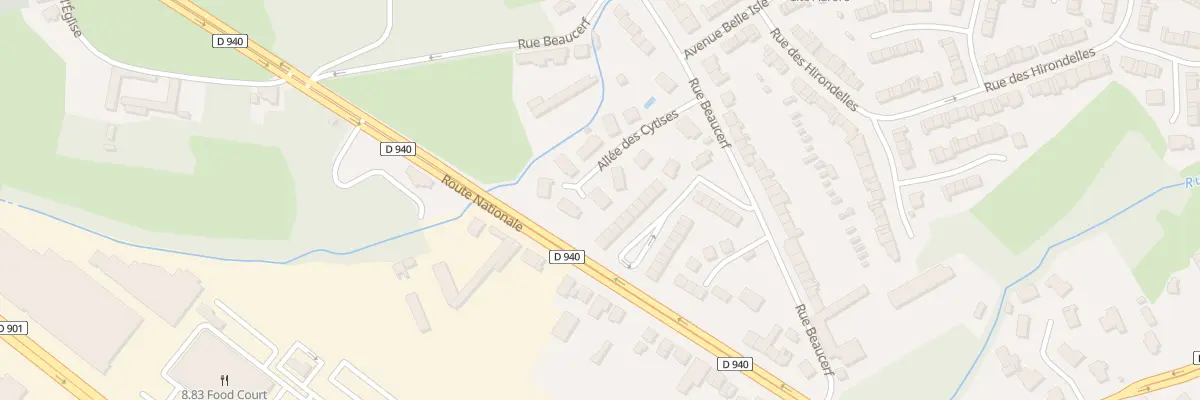Plan du 5 All des Cytises à Saint-Léonard