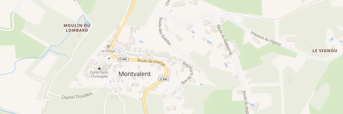 Plan du 29 Rue de la Poutine à Montvalent