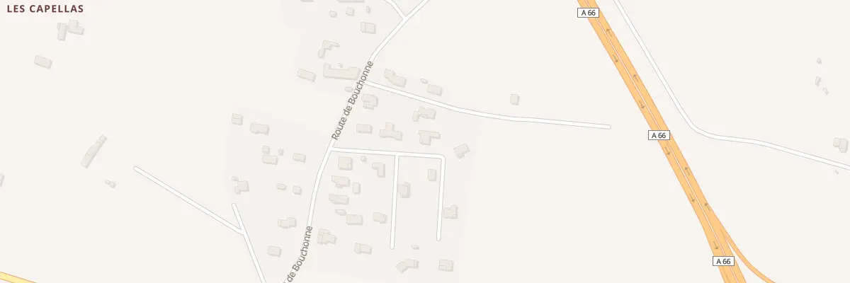 Plan du 56T Rte de Bouchonne à Pamiers