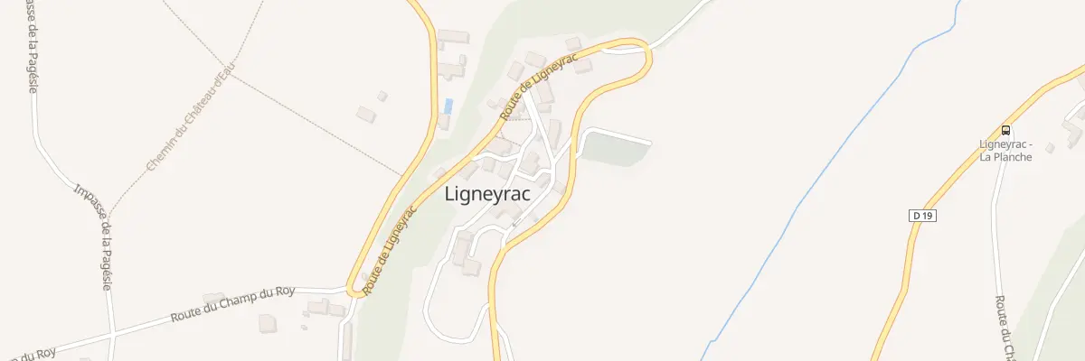 Plan du 5003 Au Bourg à Ligneyrac