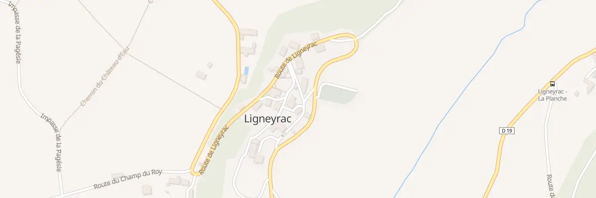 Plan du 5004A Au Bourg à Ligneyrac