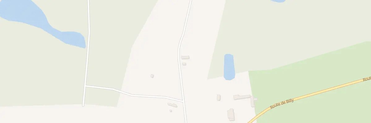 Plan du 4421 Rte de Billy à Pruniers-en-Sologne