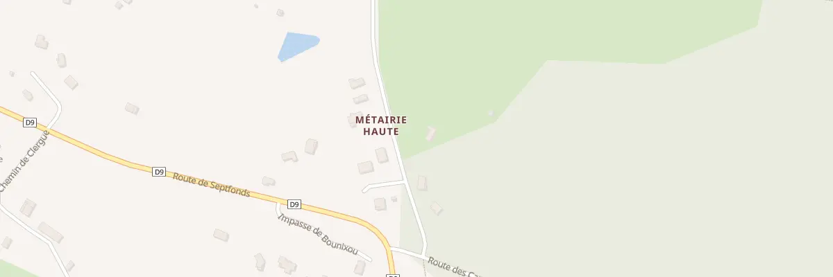 Plan du 5031 Metairie Haute à Cayriech