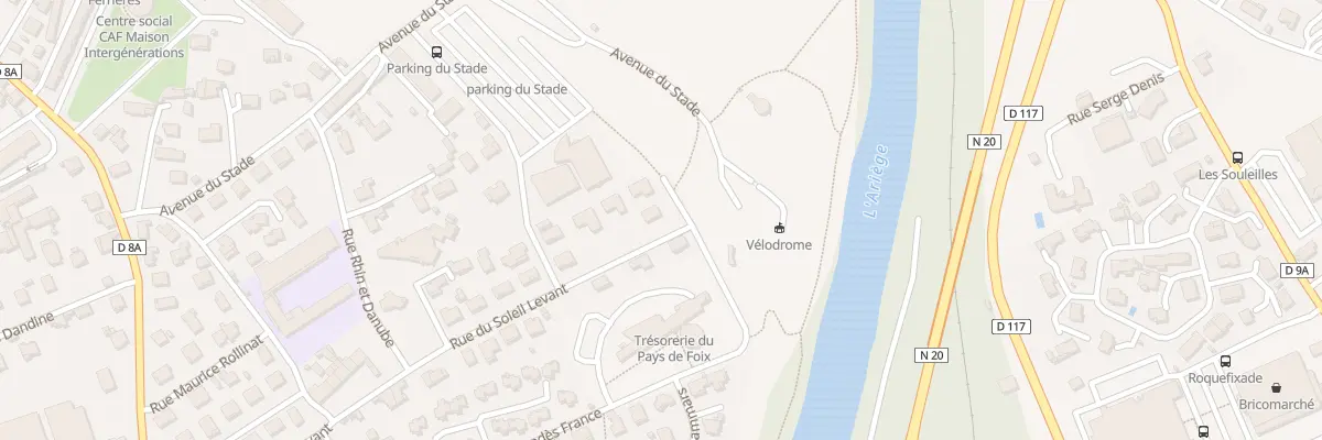 Plan du 24 Rue du Soleil Levant à Foix
