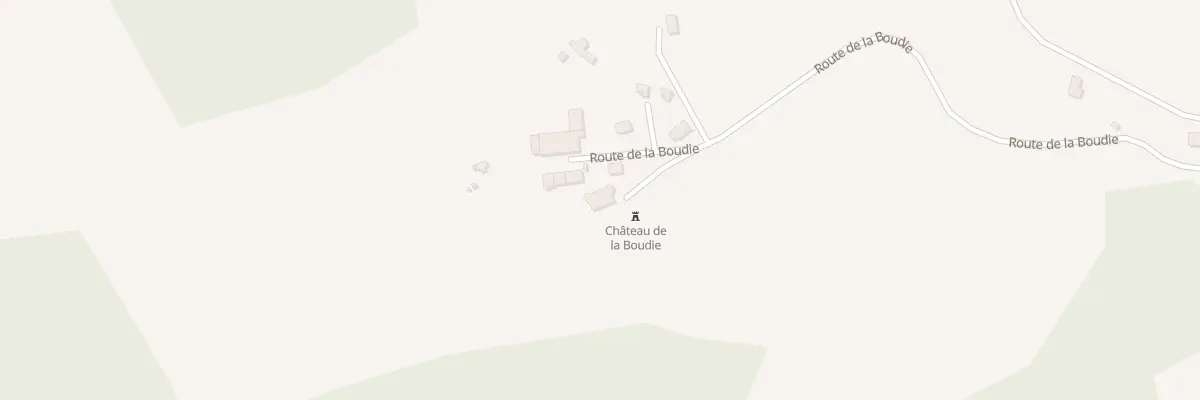 Plan du 665 Rte de la Boudie à Turenne