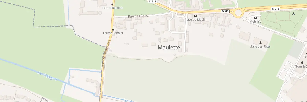 Plan du 8 Rue de l’Eglise à Maulette