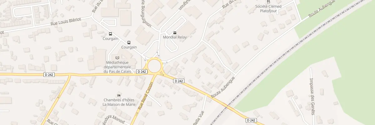 Plan du 10 Rue du Chateau à Wimereux