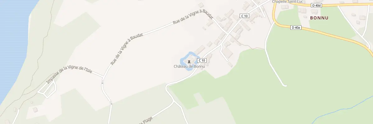 Plan du 40 Rue du Château à Cuzion