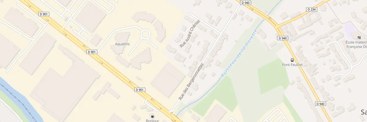 Plan du 9 Rue Andre Chenier à Saint-Léonard