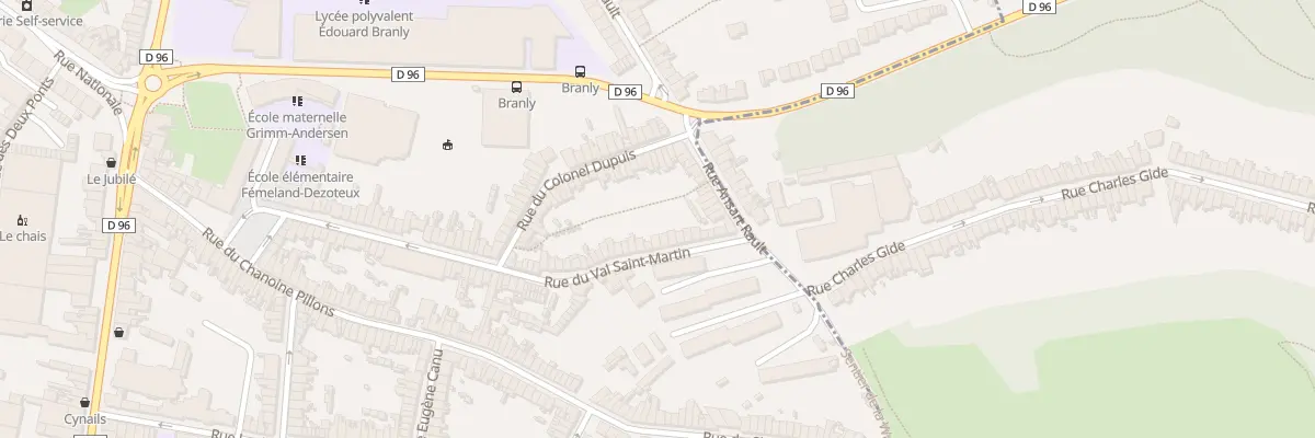 Plan du 99 Rue du Val St Martin à Boulogne-sur-Mer