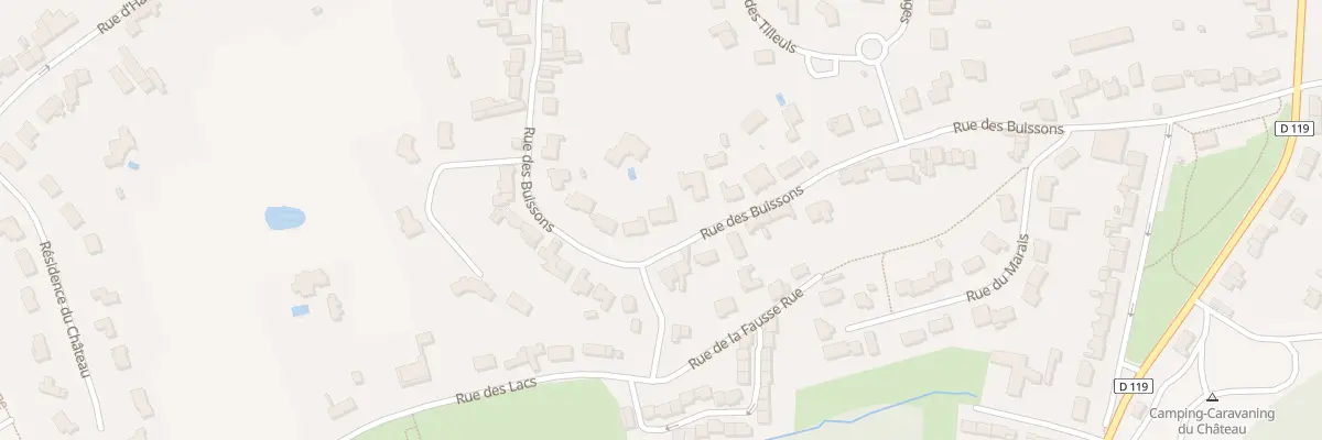 Plan du 64 Rue des Buissons à Condette
