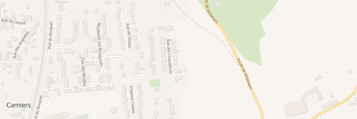 Plan du 8 Rue des Coquelicots à Camiers
