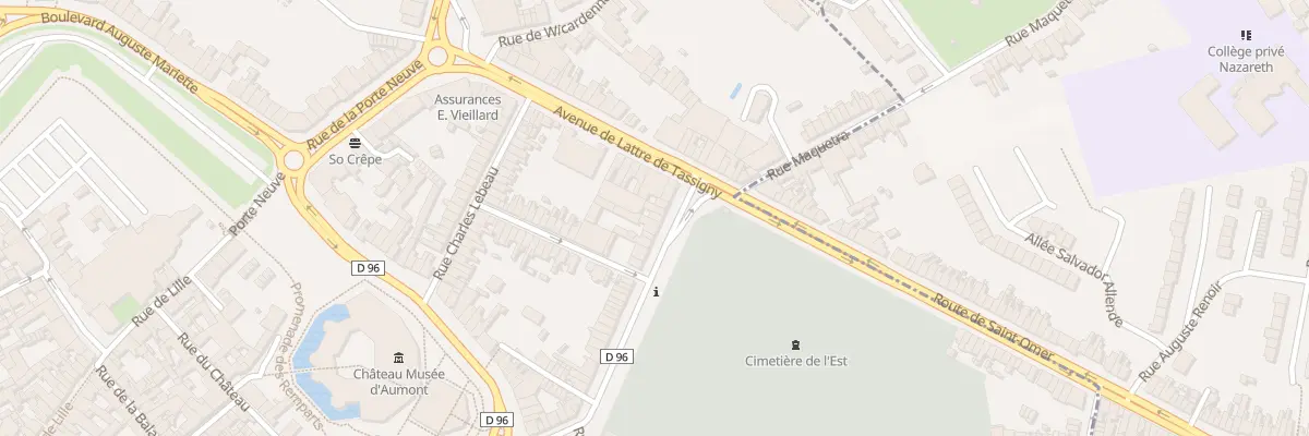 Plan du 67 Rue Framery à Boulogne-sur-Mer