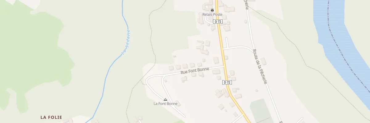 Plan du 8 Rue Font Bonne à Crozant