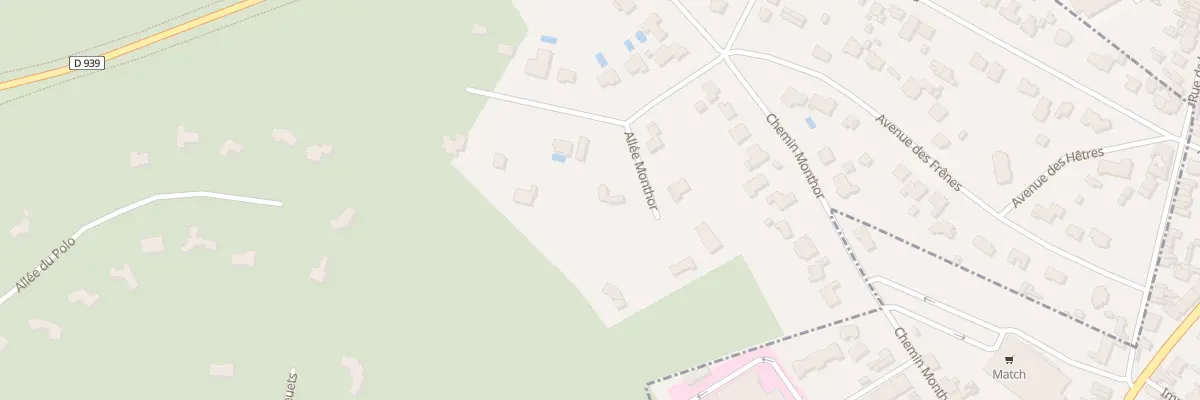 Plan du 146 All Monthor au Touquet-Paris-Plage