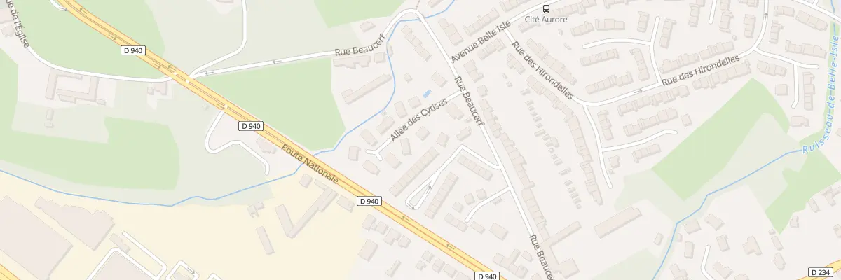 Plan du 1 All des Cytises à Saint-Léonard