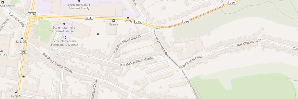 Plan du 103 Rue du Val St Martin à Boulogne-sur-Mer