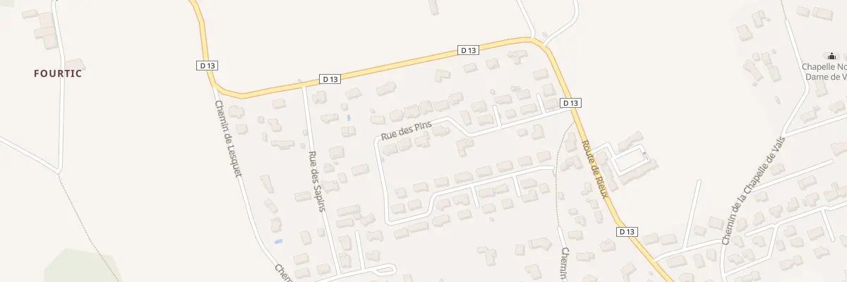 Plan du 14 Rue des Pins à Varilhes