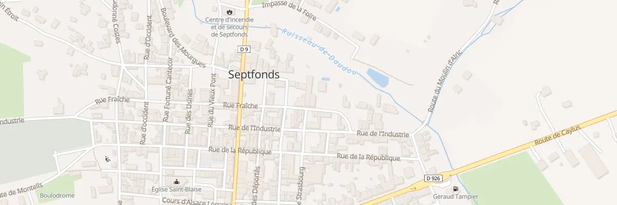 Plan du 4B Rue Fraîche à Septfonds