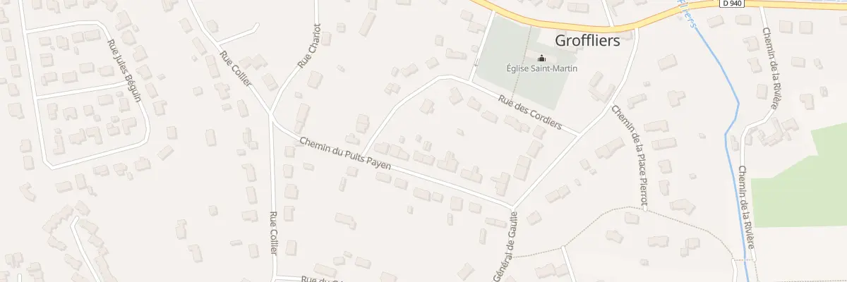 Plan du 22 Che du Puits Payen à Groffliers