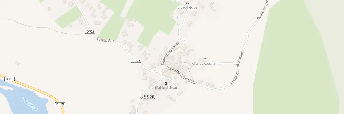 Plan du 9 Qua Le Pujoulet à Ussat