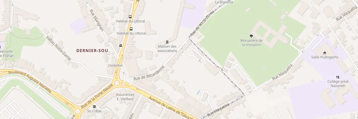 Plan du 46 Rue de Wicardenne à Boulogne-sur-Mer