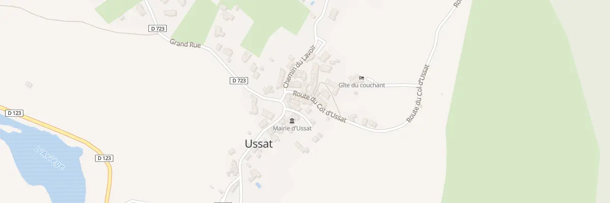 Plan du 6 Rte du Col d’Ussat à Ussat