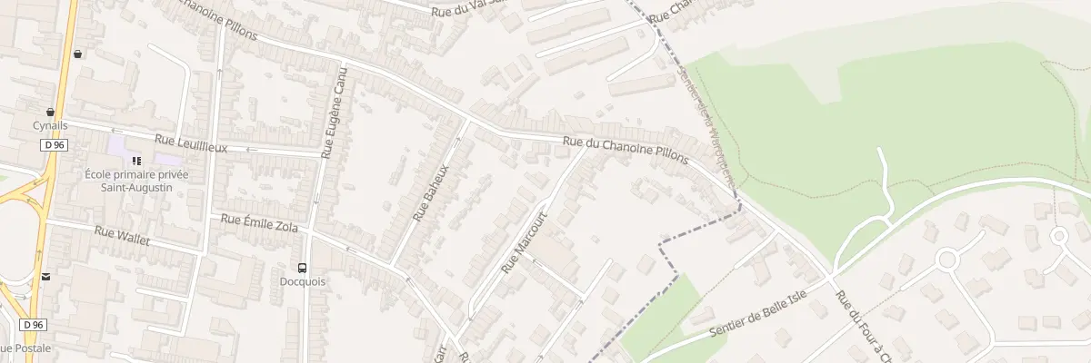 Plan du 6 Rue Marcourt à Boulogne-sur-Mer