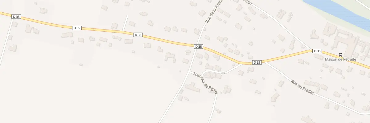 Plan du 2 Ham de Peyret à Calmont
