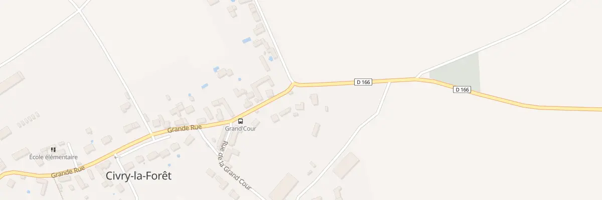 Plan du 159 Gr Grande Rue à Civry-la-Forêt