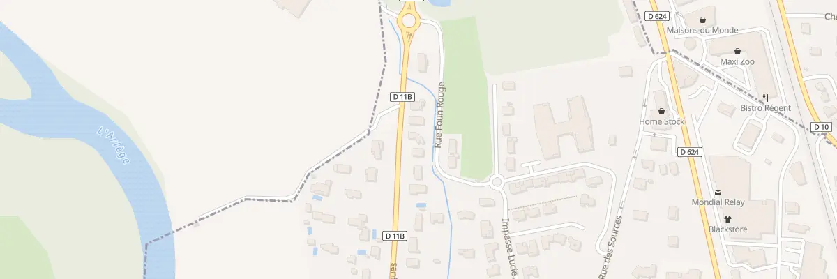 Plan du 19 Rue Foun Rouge à Saint-Jean-du-Falga
