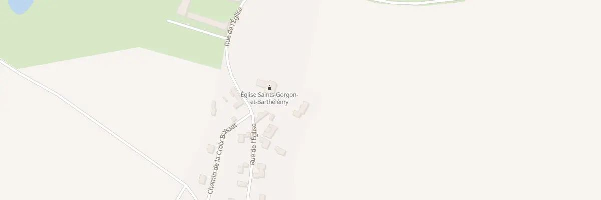 Plan du 466 Rue de l’Eglise à Civry-la-Forêt